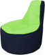 Миниатюра изображения товара Бескаркасное кресло Flagman Трон Т1.1-0716 (салатовый/темно-синий)