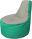 Миниатюра изображения товара Бескаркасное кресло Flagman Трон Т1.1-2212 (серый/бирюзовый)
