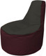 Миниатюра изображения товара Бескаркасное кресло Flagman Трон Т1.1-2401 (черный/бордовый)