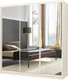 Миниатюра изображения товара Шкаф-купе Рэйгрупп B 237 BBB Bromo РГ-07.01 (дуб бордо лайт/белый матовый)
