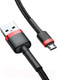 Миниатюра изображения товара Кабель Baseus Cafule USB A - microUSB 2.4A / CAMKLF-B91 (1м, черный/красный)