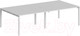 Миниатюра изображения товара Комплект письменных столов Norden 320x143.8x75 / SG.256.WH.63.WH (белый)