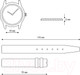 Миниатюра изображения товара Ремешок для часов Ardi Classic РК-16-03-01-6-2