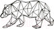 Миниатюра изображения товара Декор настенный Arthata Белый медведь 50x95-B / 110-1 (черный)