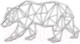 Миниатюра изображения товара Декор настенный Arthata Белый медведь 50x95-V / 110-1 (белый)