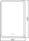 Миниатюра изображения товара Зеркало Silver Mirrors Стив 80x120 / LED-00002343