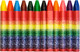Миниатюра изображения товара Восковые мелки ЛУЧ Кроха / 29С 1773-08 (12цв)