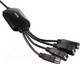 Миниатюра изображения товара USB-хаб Buro BU-HUB4-0.3-U2.0-Splitter (черный)