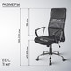 Миниатюра изображения товара Кресло офисное Mio Tesoro Монте AF-C9767 (черный/черный)