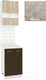 Миниатюра изображения товара Комплект кухонных модулей Кортекс-мебель Корнелия Экстра 50р2д (дуб сонома/венге/марсель)