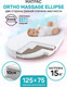 Миниатюра изображения товара Матрас в кроватку Amarobaby Ortho Massage Ellipse / AMARO-331275-OM