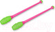 Миниатюра изображения товара Булавы для художественной гимнастики Indigo Sport IN017 (цикламеновый/салатовый)