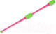 Миниатюра изображения товара Булавы для художественной гимнастики Indigo Sport IN017 (цикламеновый/салатовый)