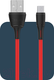 Миниатюра изображения товара Кабель Celebrat FLY-2 MicroUSB (1м, красный)