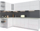 Миниатюра изображения товара Кухонный гарнитур Интерлиния Мила Матте 1.5x2.8 А левая (белый/белый/опал светлый)