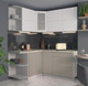 Миниатюра изображения товара Кухонный гарнитур Интерлиния Мила Матте 1.5x1.7 А левая (белый/луна/опал светлый)