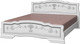 Миниатюра изображения товара Каркас кровати Bravo Мебель Карина 6 160x200 (белый жемчуг)