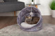 Миниатюра изображения товара Лежанка для животных Scruffs Kensington Cat Cave / 661754 (серый)