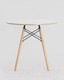Миниатюра изображения товара Обеденный стол Stool Group Eames D80 / Z-231 66016 (бежевый/дерево)