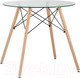 Миниатюра изображения товара Обеденный стол Stool Group Eames D80 / Chad Glass (стекло/дерево)