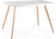 Миниатюра изображения товара Обеденный стол Stool Group Frank 120x80 / Z-239 (белый/дерево)