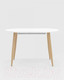 Миниатюра изображения товара Обеденный стол Stool Group Берген раскладной 120-180x80 / DT-95-120 (белый)