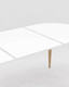 Миниатюра изображения товара Обеденный стол Stool Group Берген раскладной 120-180x80 / DT-95-120 (белый)