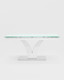 Миниатюра изображения товара Обеденный стол Stool Group Верона раскладной 160-220x90 / DT-43-160-HGW (глянцевый белый)