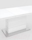 Миниатюра изображения товара Обеденный стол Stool Group Глазго раскладной 160-215x90 / N-115-160-HGW (глянцевый белый)