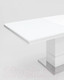 Миниатюра изображения товара Обеденный стол Stool Group Глазго раскладной 160-215x90 / N-115-160-HGW (глянцевый белый)