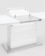 Миниатюра изображения товара Обеденный стол Stool Group Глазго раскладной 160-215x90 / N-115-160-HGW (глянцевый белый)