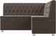 Миниатюра изображения товара Уголок кухонный мягкий Лига Диванов Мирта 262 правый / 107590 (велюр, коричневый)