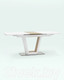 Миниатюра изображения товара Обеденный стол Stool Group Атланта раскладной 160-200x90 / DT-951-HGW-160 (глянцевый белый)