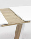 Миниатюра изображения товара Обеденный стол Stool Group Атланта раскладной 160-200x90 / DT-951-HGW-160 (глянцевый белый)