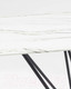 Миниатюра изображения товара Обеденный стол Stool Group Сакраменто 140x90 / DT-968-W-140 (белый/стекло)