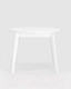 Миниатюра изображения товара Обеденный стол Stool Group Rondo 100-135x100 / 80.557.01 605 (белый)
