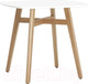 Миниатюра изображения товара Обеденный стол Stool Group Target 80x80 / SL-691 (МДФ белый/бук)
