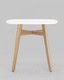 Миниатюра изображения товара Обеденный стол Stool Group Target 80x80 / SL-691 (МДФ белый/бук)