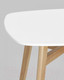 Миниатюра изображения товара Обеденный стол Stool Group Target 80x80 / SL-691 (МДФ белый/бук)