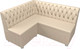 Миниатюра изображения товара Уголок кухонный мягкий Лига Диванов Мирта 262 левый / 107605 (экокожа, бежевый)