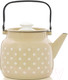 Миниатюра изображения товара Чайник ЭСТЕТ Горошинки / ЭТ-71908