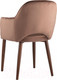 Миниатюра изображения товара Стул Stool Group Венера диамант MC16-2YS KD HLR-49 (велюр коричневый)