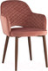 Миниатюра изображения товара Стул Stool Group Венера диамант MC16-2YS KD HLR-44 (велюр пыльно-розовый)