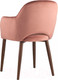 Миниатюра изображения товара Стул Stool Group Венера диамант MC16-2YS KD HLR-44 (велюр пыльно-розовый)