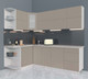 Миниатюра изображения товара Кухонный гарнитур Интерлиния Мила Матте 1.5x2.4 А левая (луна/луна/травертин серый)