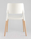 Миниатюра изображения товара Стул Stool Group Bistro / 8086 (белый/деревянные ножки)