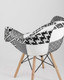 Миниатюра изображения товара Стул Stool Group Eames / Y809 (пэчворк черный/белый)