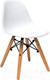 Миниатюра изображения товара Стул детский Stool Group Eames Small / 8056S (белый/деревянные ножки)