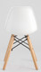 Миниатюра изображения товара Стул детский Stool Group Eames Small / 8056S (белый/деревянные ножки)