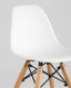 Миниатюра изображения товара Стул детский Stool Group Eames Small / 8056S (белый/деревянные ножки)
